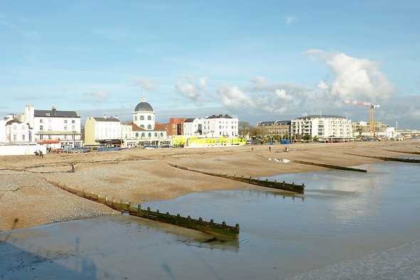 Photo 6"x4" The beach at Worthing, West Sussex Worthing\/TQ1303 c2011
