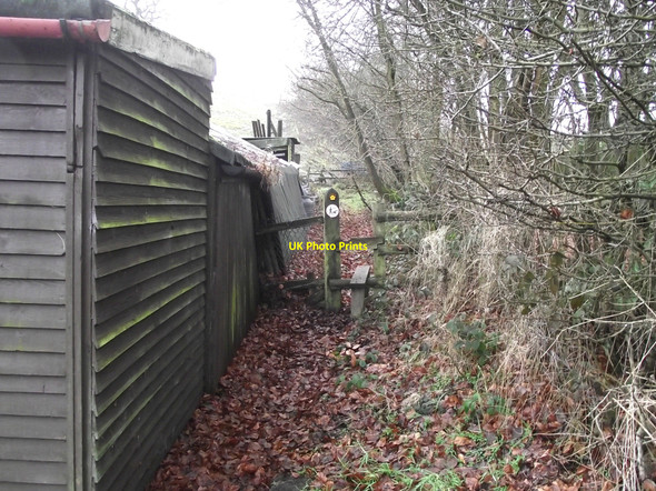 Photo 6"x4" Footpath to Baileys Bank Whitemore c2010