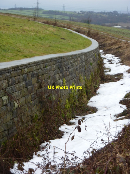 Photo 6"x4" Ha-ha at Sutton Scarsdale Sutton Scarsdale c2011