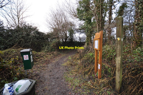 Photo 6"x4" Shearford Lane at its junction with Westaway Plain Barnstaple c2011