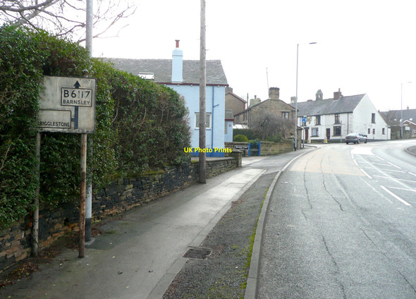 Photo 6"x4" Old road direction sign, Netherton Lane, Netherton Horbury c2011