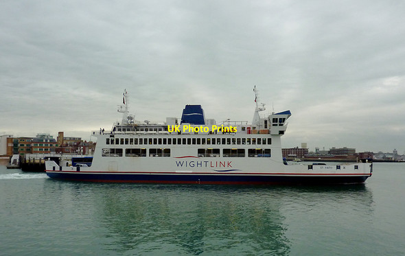 Photo 6"x4" Ferry leaving Portsmouth #1 Newtown\/SZ6199 c2011
