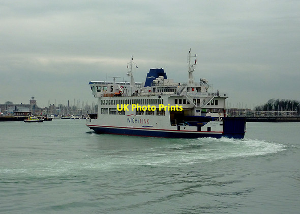 Photo 6"x4" Ferry leaving Portsmouth #3 Newtown\/SZ6199 c2011