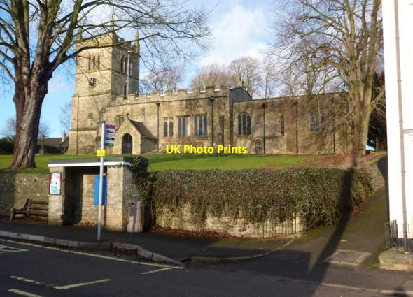Photo 6"x4" St Leonard's Church from the Main Street Bolsover c2011