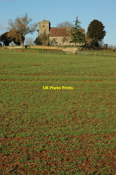 Photo 6"x4" Pauntley Church Brand Green\/SO7428 c2011