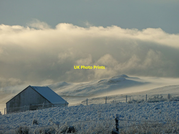 Photo 6"x4" Snow in Roskhill Upper Feorlig c2011