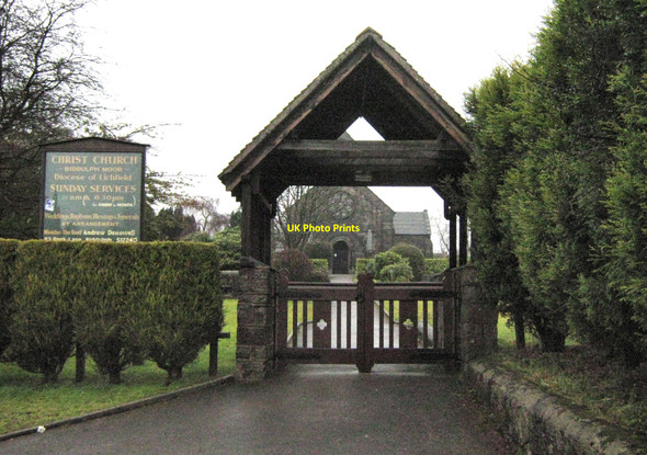 Photo 6"x4" West gate to Christ Church Biddulph c2011