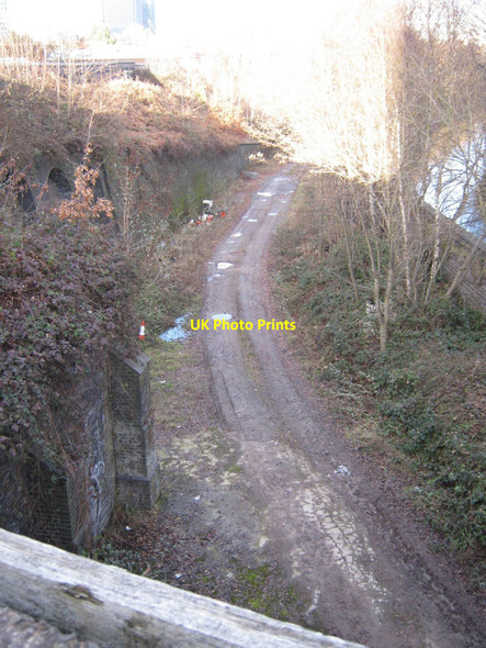 Photo 6"x4" Former Five Ways to Granville Street trackbed Lee Bank c2011