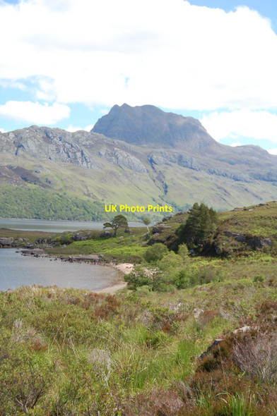 Photo 6"x4" Gairloch : Looking towards Slioch from Grudie Letterewe c2009