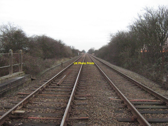 Photo 6"x4" Railway line to Appledore Snargate c2011