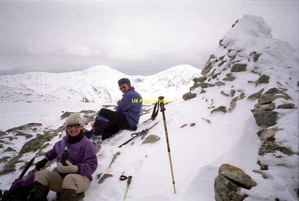 Photo 6"x4" Summit cairn on Sg\u00c3\u00b9rr na Lapaich Sg\u00f9rr na Lapaich\/NH1524 c1996