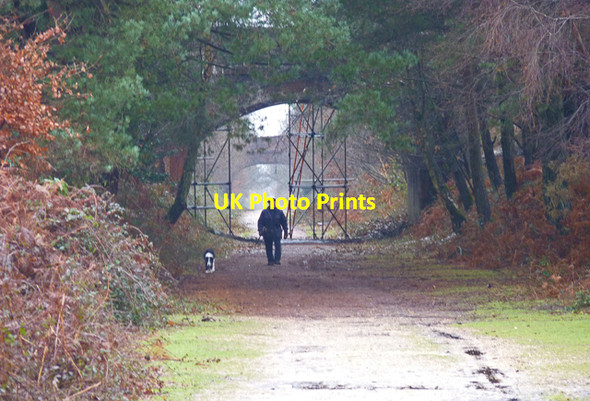 Photo 6"x4" Bridges Over Former Railway Line Mead End\/SZ2698 c2011