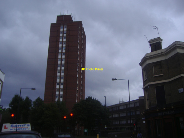 Photo 6"x4" Buildings at junction of Malden Road and Prince of Wales Road Camden Town c2009