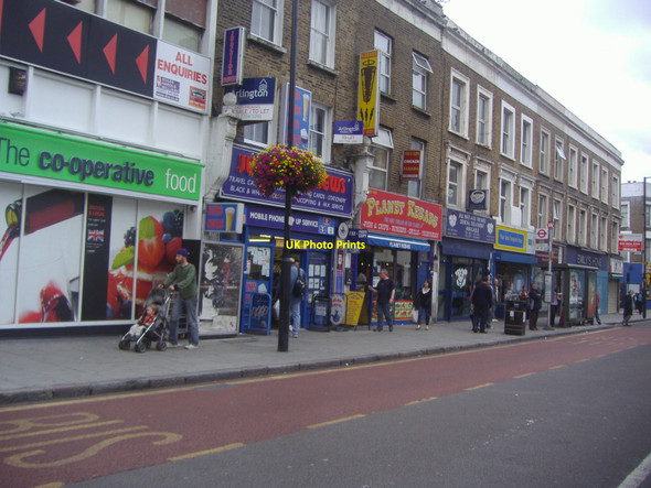 Photo 6"x4" Shops on Junction Road, Archway Camden Town c2009