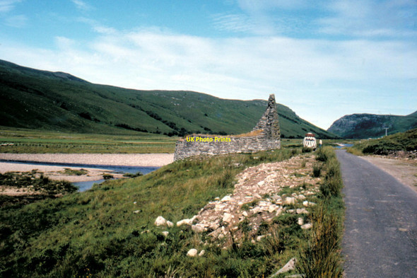 Photo 6"x4" Dun Dornaigil Broch, Sutherland - 1983 Strath More\/NC4544 c1983