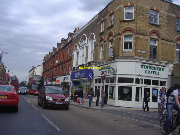 Photo 6"x4" Shops along Putney High Street Fulham c2008