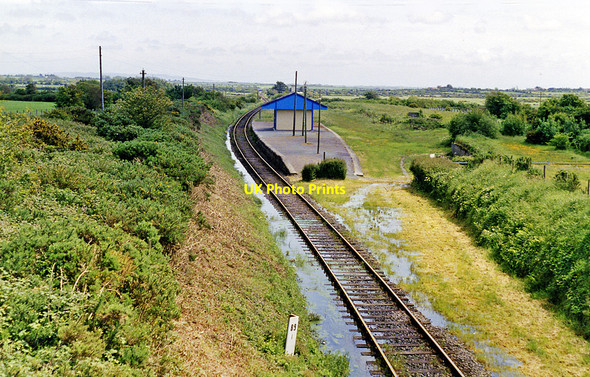 Photo 6"x4" Ballycullane Halt - flooded Ballycullane c1993