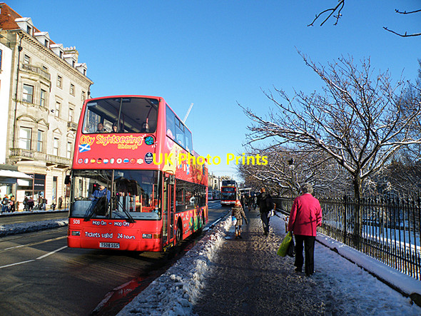 Photo 6"x4" Princes Street Edinburgh c2011