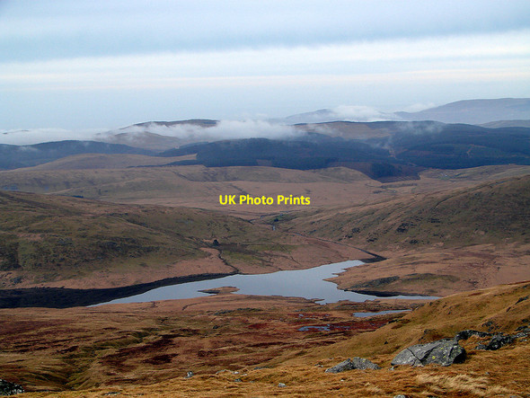 Photo 6"x4" Nant-y-moch viewed from the summit of Plynlimon Maesnant\/SN7788 c2011