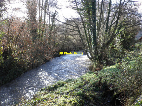Photo 6"x4" Weir, on Washford River Hungerford\/ST0440 c2011