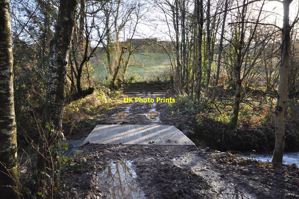 Photo 6"x4" A bridge over a stream near Rookbear Lane Muddiford c2011