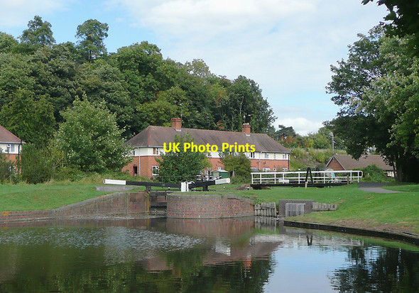 Photo 6"x4" Barge Lock in Vines Park, Droitwich, Worcestershire Droitwich c2010