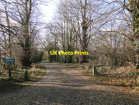 Photo 6"x4" Entrance to Spendthrift Hall, Sibton Hemp Green c2011