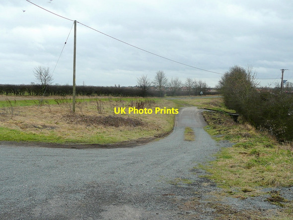 Photo 6"x4" Laughton Road junction Blyton c2011