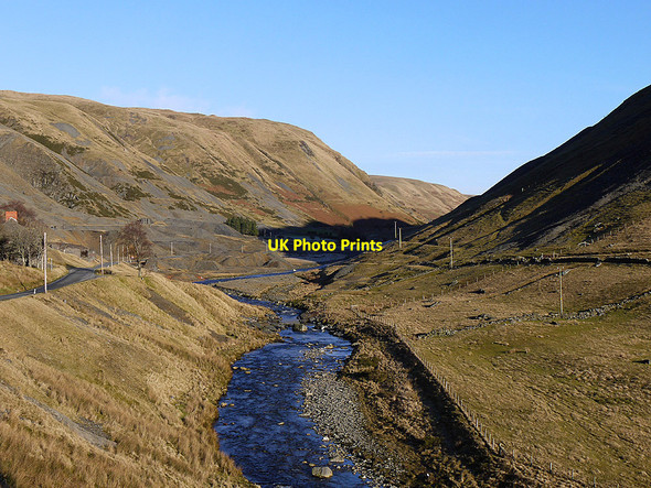Photo 6"x4" Cwm Ystwyth in January Cwmystwyth c2011