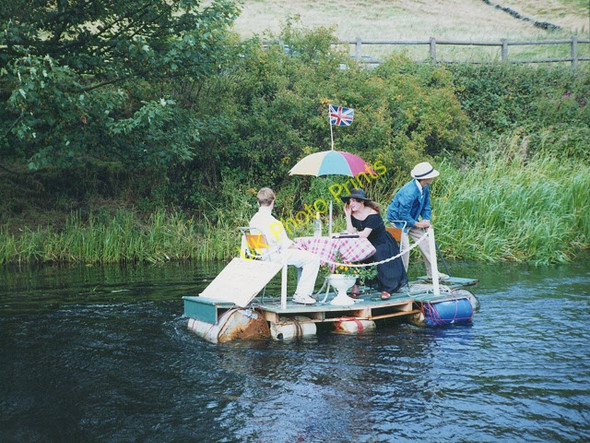 Photo 6"x4" Rafting on the Rochdale Canal Brearley c1992
