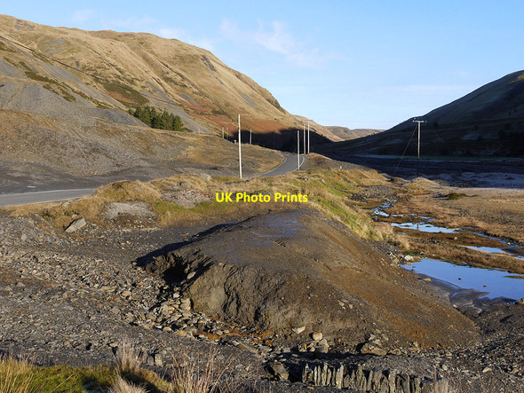 Photo 6"x4" Slag heap, Cwm Ystwyth Cwmystwyth c2011