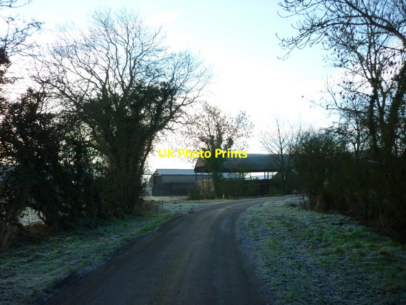 Photo 6"x4" Farm buildings on the outskirts of Minting Minting c2011