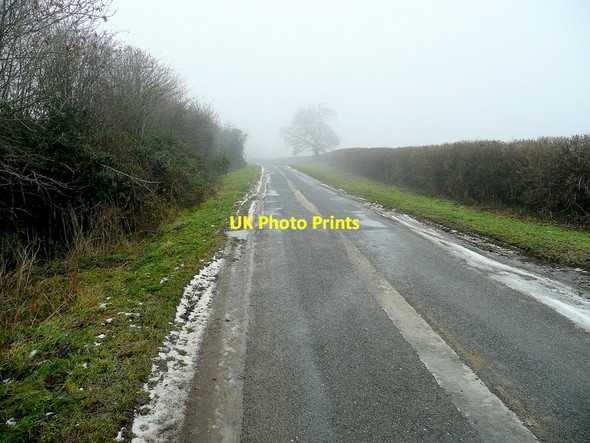 Photo 6"x4" Road to Essendine Belmesthorpe c2010