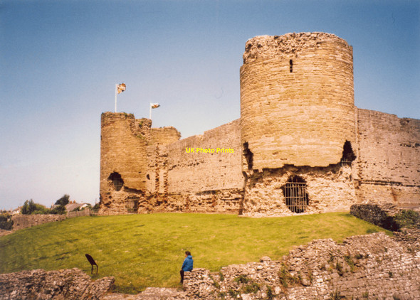 Photo 6"x4" Rhuddlan Castle Pen-y-ffordd\/SJ0278 c1995