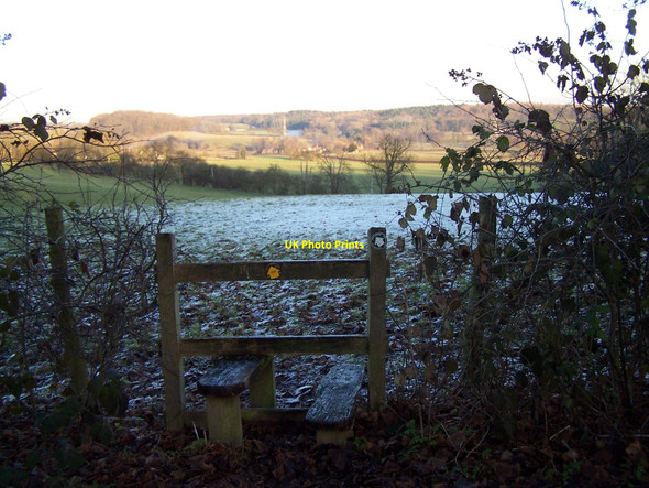 Photo 6"x4" Footpath Near Hoar Cross Church Hoar Cross c2011