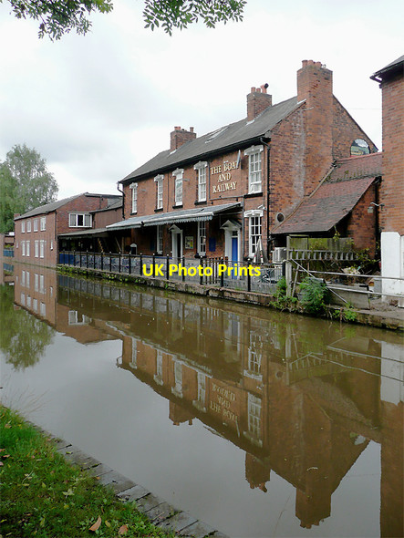 Photo 6"x4" The Boat and Railway at Stoke Works, Worcestershire Stoke Prior\/SO9467 c2010