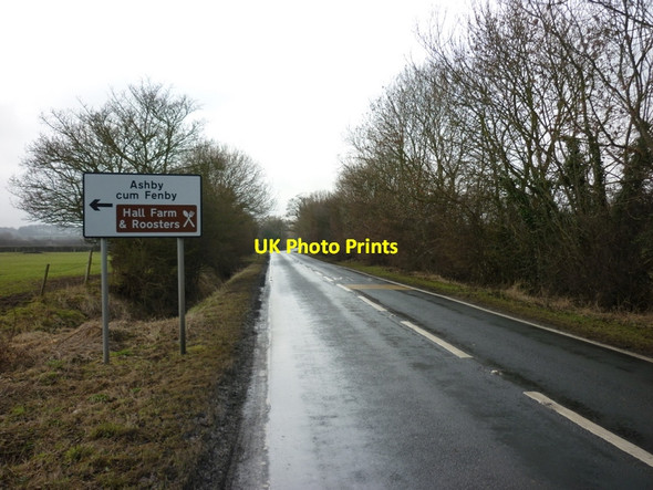Photo 6"x4" The B1203 towards Ashby Hill Ashby Hill c2011