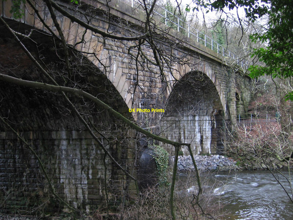 Photo 6"x4" Matlock - railway bridge over River Derwent Matlock c2011