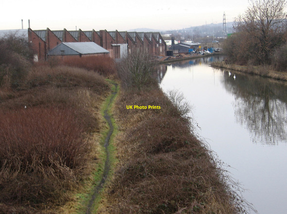 Photo 6"x4" Rotherham - view from Eastwood Footbridge Rawmarsh c2011