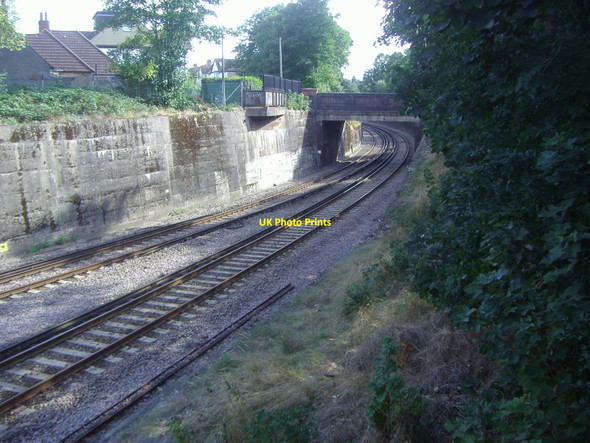 Photo 6"x4" Railway line south of West Sutton Sutton\/TQ2564 c2008