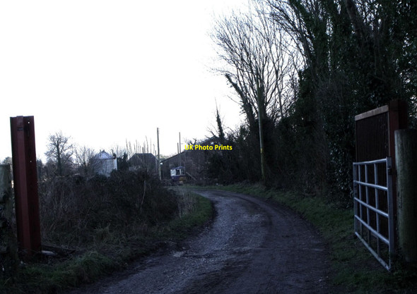 Photo 6"x4" Public Bridleway through Great Barn Farm near Chanctonbury Ring Hole Street c2011