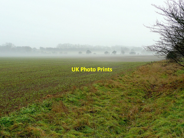 Photo 6"x4" West Glen valley floor Carlby c2010