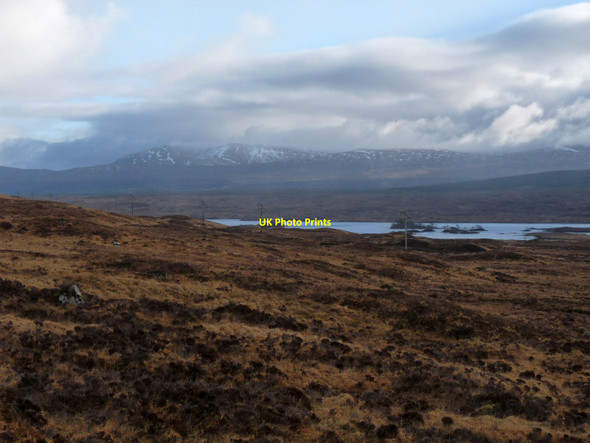Photo 6"x4" Rannoch Moor and Loch Laidon Allt Riabhach M\u00f2r c2011