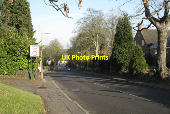Photo 6"x4" Station Road CV7 drops down to Berkswell station Balsall Common c2011