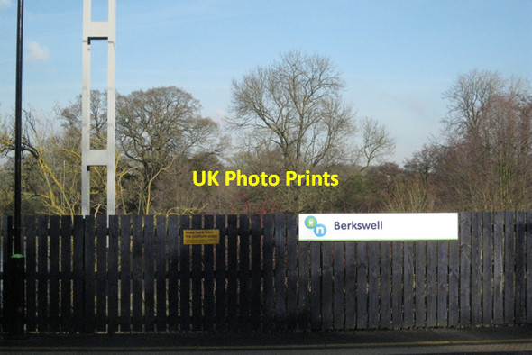 Photo 6"x4" The view north from Berkswell station Balsall Common c2011