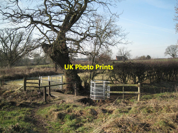 Photo 6"x4" Two footbridges and two kissing gates Balsall Common c2011