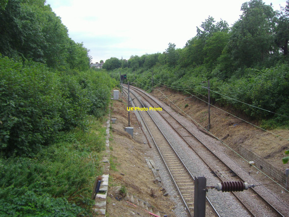 Photo 6"x4" Railway lines south of Stamford Hill station Stoke Newington c2008