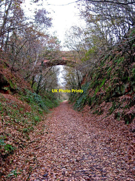 Photo 6"x4" Looking east at Wilden Top Road bridge over former railway line Stourport-on-Severn c2010