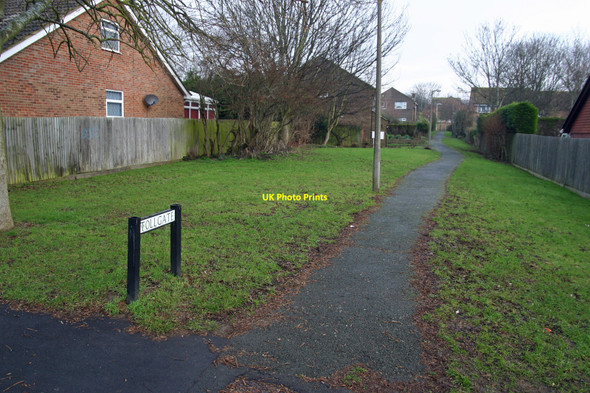 Photo 6"x4" Greenwich Meridian crossing Tollgate Ginnell Telscombe c2011
