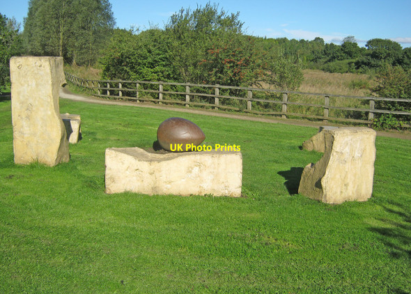 Photo 6"x4" Work of art in Brierley Forest Park Sutton In Ashfield c2010